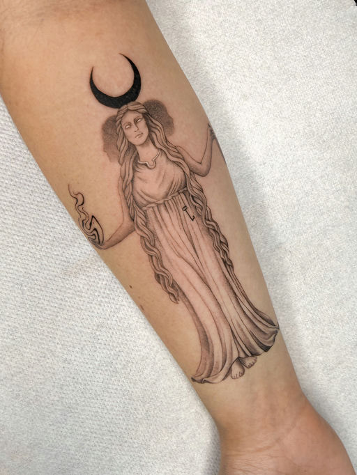 Tatouage par Améthyste ttt — Fineline à LYON